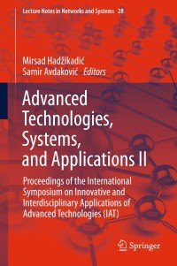 advanced technologies systems and applications ii proceedings of the international symposium on innovative
