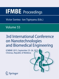 ifmbe proceedings 3rd international conference on nanotechnologies and biomedical engineering volume 55 1st