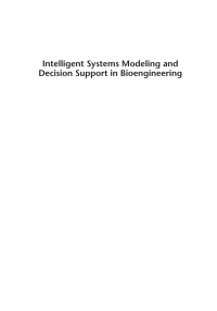 intelligent systems modeling and decision support in bioengineering 1st edition mahdi mahfouf