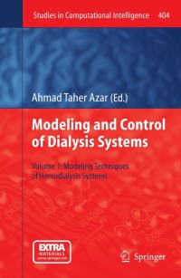 modelling and control of dialysis systems modeling techniques of hemodialysis systems 1st edition ahmad taher