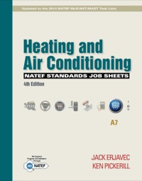 heating and air conditioning natef standards job sheets area a7 4th edition jack erjavec, ken pickerill