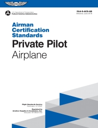 private pilot airplane airman certification standards 1st edition federal aviation administration (faa)