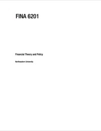 fina 6201 financial theory and policy  emery trahan 1st edition emery trahan 1609270754