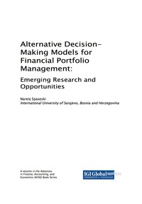 alternative decision making models for financial portfolio management emerging research and opportunities 1st