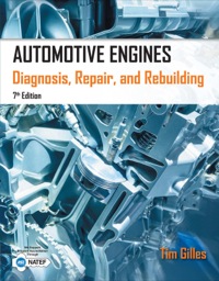 automotive engines diagnosis repair rebuilding 7th edition tim gilles 1285441745,1305176650