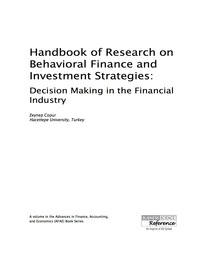handbook of research on behavioral finance and investment strategies decision making in the financial