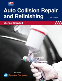 auto collision repair and refinishing 3rd edition michael crandell 1645646823,1685841775