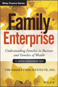 family enterprise understanding families in business and families of wealth  + online assessment tool
