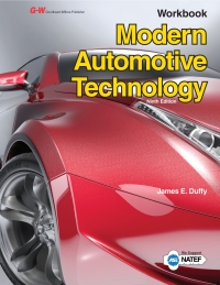 modern automotive technology workbook 9th edition james e. duffy 1631263765,1649255365