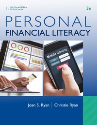 personal financial literacy 3rd edition joan  s. ryan , christie ryan 1337412686,1305980697