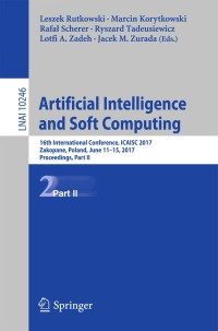 artificial intelligence and soft computing 16th international conference part 2 lnai 10246 1st edition leszek