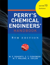 perrys chemical engineers handbook section 13 distillation 1st edition m. f. doherty, z. t. fidkowski, m. f.