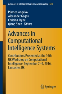 advances in computational intelligence systems contributions presented at the 16th uk workshop on