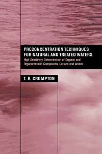 preconcentration techniques for natural and treated waters high sensitivity determination of organic and