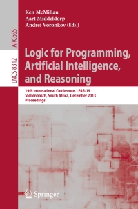 logic for programming artificial intelligence and reasoning 19th international conference lncs 8312 1st
