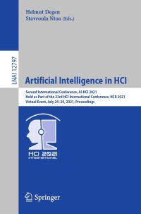 artificial intelligence in hci second international conference  ai hci 2021 lnai 12797 1st edition helmut
