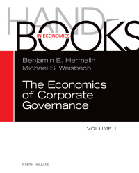 the handbook of the economics of corporate governance volume 1 1st edition benjamin hermalin , michael