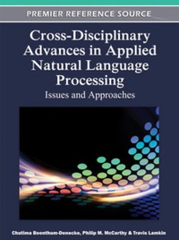 cross disciplinary advances in applied natural language processing 1st edition chutima boonthum-denecke ,