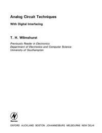 analog circuit techniques with digital interfacing 1st edition t. h. wilmshurst 075065094x,0080475825