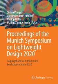 proceedings of the munich symposium on lightweight design 2020 tagungsband zum münchner leichtbauseminar