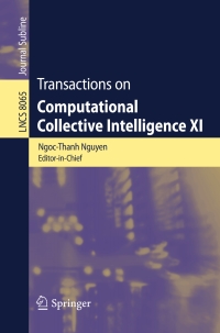 transactions on computational collective intelligence xi lncs 8065 1st edition ngoc thanh nguyen