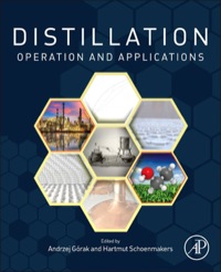 distillation operation and applications 1st edition andrzej gorak,  hartmut schoenmakers 0123868769,0123868777