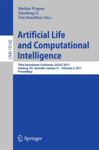 artificial life and computational intelligence third australasian conference  acalci 2017 lnai 10142 1st