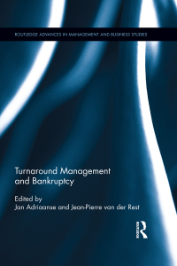 turnaround management and bankruptcy 1st edition jan adriaanse, jean-pierre van der rest