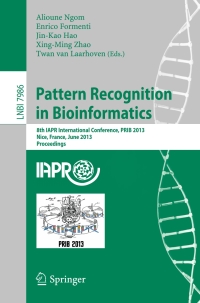 pattern recognition in bioinformatics 8th iapr international conference prib 2013 1st edition alioune ngom ,