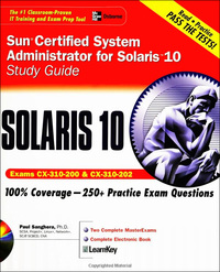 sun certified system administrator for solaris 10 study guide 1st edition paul sanghera 0072229594,