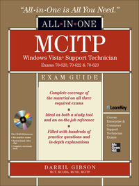 mcitp windows vista support technician all in one exam guide 1st edition darril gibson 0071546677,