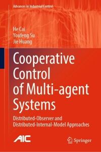 cooperative control of multi agent systems distributed observer and distributed internal model approaches 1st