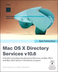 apple training series mac os x directory services v10.6 a guide to configuring directory services on mac os x