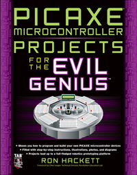 picaxe microcontroller projects for the evil genius 1st edition ron hackett 0071703268, 0071703276,