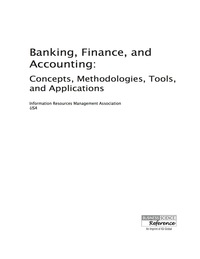 banking finance and accounting concepts methodologies tools and applications 1st edition information