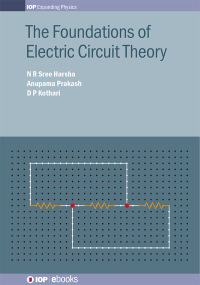 the foundations of electric circuit theory 1st edition n r sree harsha, anupama prakash, dwarkadas pralhaddas