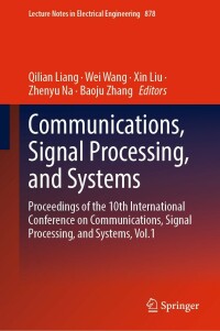 communications signal processing and systems proceedings of the 10th international conference on