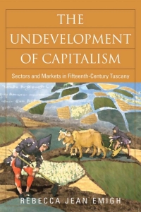 the undevelopment of capitalism  sectors and markets in fifteenth century tuscany 1st edition rebecca emigh