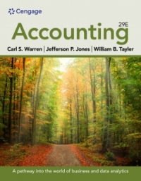 accounting 29th edition carl warren , jefferson p. jones ,  william b. tayler 0357899695, 0357899687,