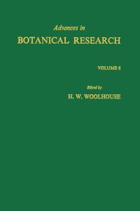 advances in botanical research  volume 6 1st edition w.h.woolhouse 0120059061, 0080561608, 9780120059065,