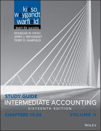 intermediate accounting study guide volume ii 16th edition donald e. kieso,  jerry j. weygandt,  terry d.