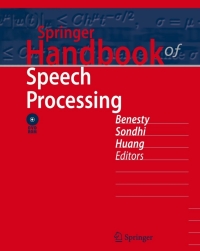 springer handbook of speech processing 1st edition benesty, sondhi, huang 3540491252, 3540491279,