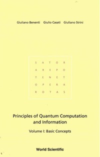 principles of quantum computation and information basic concepts volume i 1st edition giuliano benenti,