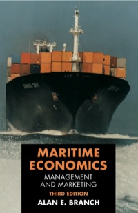 maritime economics management and marketing 3rd edition alan branch 0748739866, 9780748739868