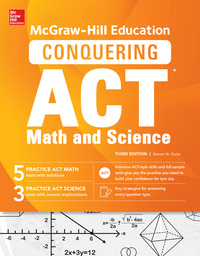 mcgraw hill education conquering act math and science 3rd edition steve dulan 1259837106, 1259837114,