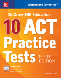 mcgraw hill education 10 act practice tests 5th edition steven w. dulan 1260010481, 126001049x,