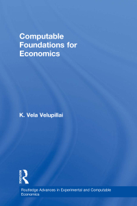 computable foundations for economics 1st edition k. vela velupillai 0415586208, 1134253362, 9780415586207,