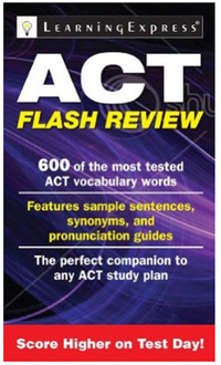 act flash review 1st edition learning express llc 1576858960, 1576859363, 9781576858967, 9781576859360