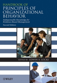 handbook of principles of organizational behavior 2nd edition edwin locke 0470740957, 0470748044,