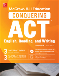 mcgraw hill education conquering act english reading and writing 3rd edition steve dulan 1259837335,
